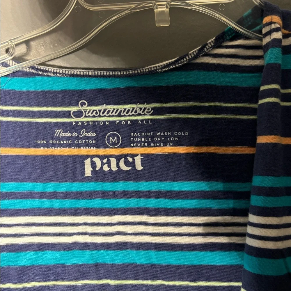 Pact Organic Sustainable Tulip Wrap Dress Womens Size Medium - Picture 4 of 4